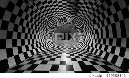 無限に続くチェッカートンネル 130308141