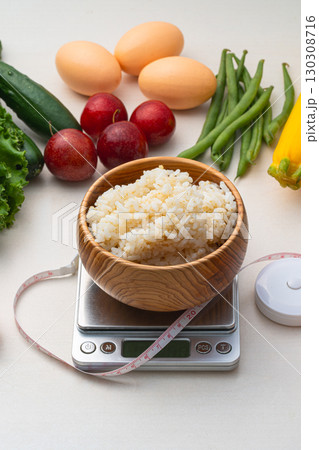 ローカーボダイエット　もち麦　ごはん 130308716