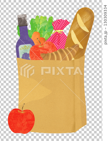 購物袋插圖 130309334