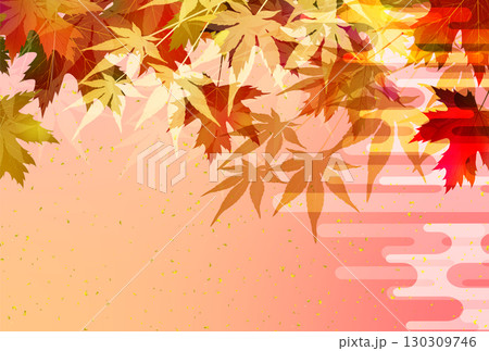 紅葉 もみじ 秋 背景 紅葉 もみじ 秋 背景 130309746