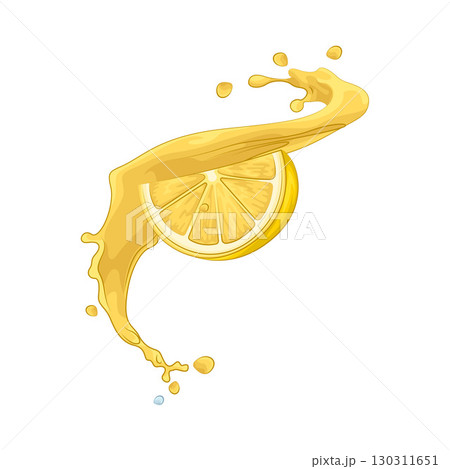 Illustration of Lemon splash Illustration of Lemon splash 130311651