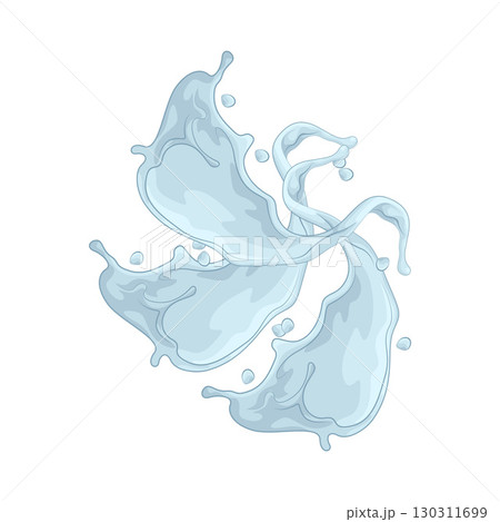 Illustration of Water splash Illustration of Water splash 130311699