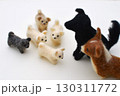 羊毛フェルトの犬の親子　　 130311772