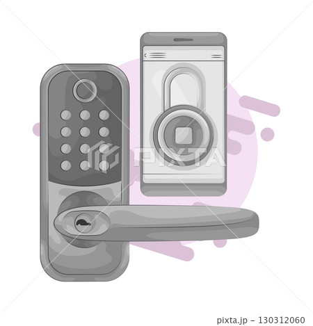 Illustration of Smart Door lock 130312060