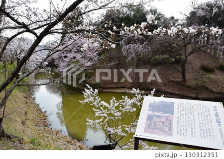 長野県上田市 上田城跡公園の本丸土塁隅欠(すみおとし) 長野県上田市 上田城跡公園の本丸土塁隅欠(すみおとし) 130312351