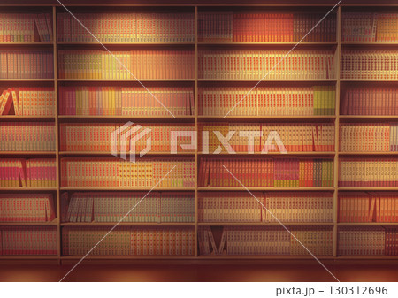漫画本棚風　背景イラスト02 130312696