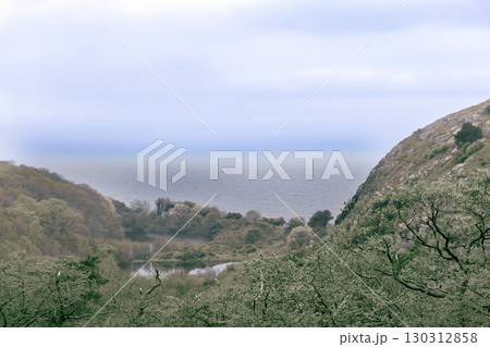 Beautiful landscape of mountains and sea on the island of Bornholm, Denmark 130312858
