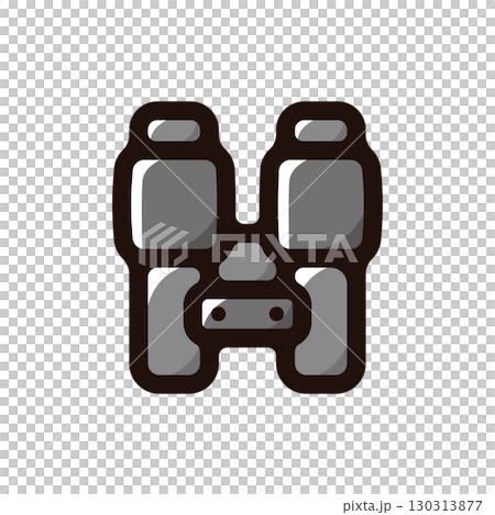 Binoculars illustration icon (tools, leisure, outdoor material) Binoculars illustration icon (tools, leisure, outdoor material) 130313877