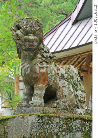 有明山神社の狛犬 長野県安曇野市 130316812