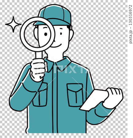 検査業者のウエストアップ_単色 130316972