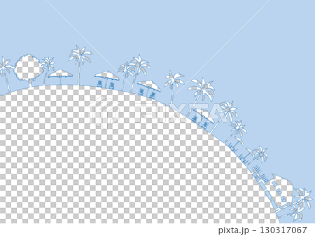 城市景觀剪影插圖。 城市景觀剪影插圖。 130317067