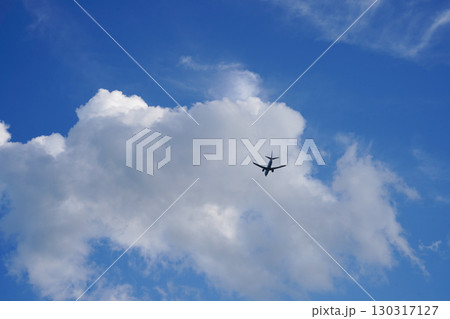 青空を飛ぶ飛行機 青空を飛ぶ飛行機 130317127