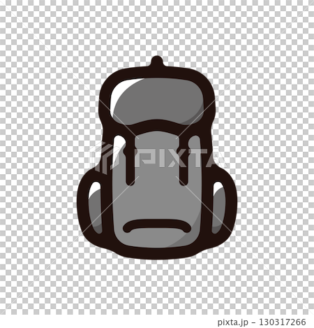 Backpack, rucksack illustration icon (bag, tool, outdoor material) 130317266
