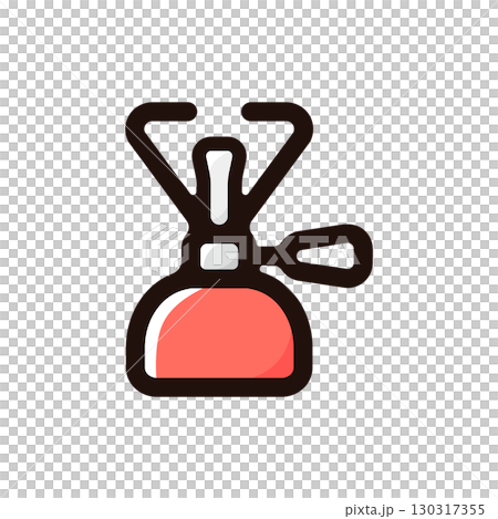 瓦斯爐、爐灶插圖圖示(生存、工具、戶外材料) 瓦斯爐、爐灶插圖圖示(生存、工具、戶外材料) 130317355