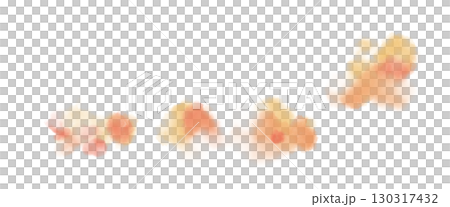 橙色、黃色和朱紅色的蓬鬆框架 橙色、黃色和朱紅色的蓬鬆框架 130317432