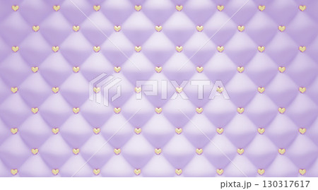 キルティング背景（ハート・紫） 130317617
