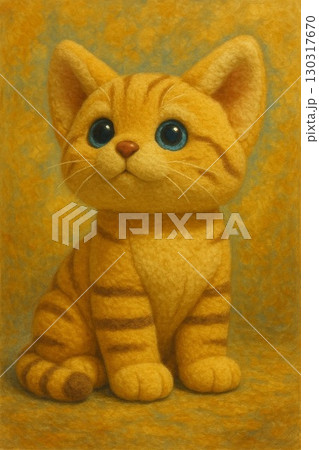 お座り猫 130317670
