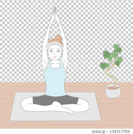 Women who do yoga 130317709