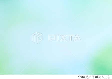 緑、青色系くすみカラー　ふんわりな抽象的背景 130318087