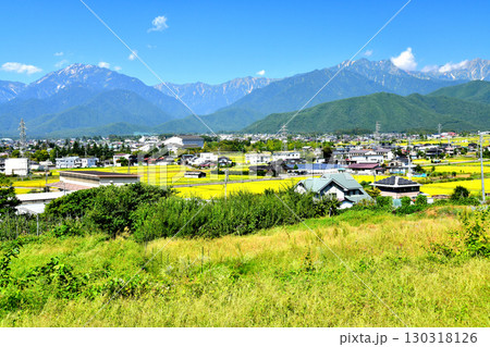 北大町駅付近より蓮華岳方面を望む(長野県大町市)【2025.9】 北大町駅付近より蓮華岳方面を望む(長野県大町市)【2025.9】 130318126