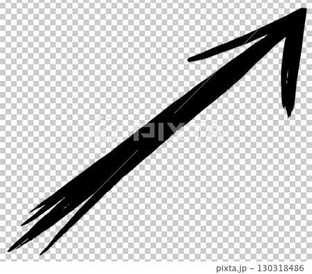 簡單的手繪箭頭向量 簡單的手繪箭頭向量 130318486