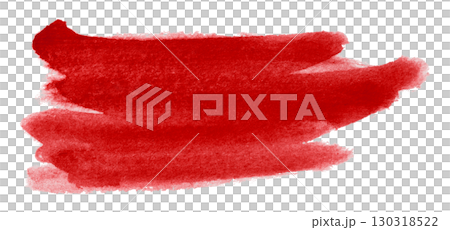 red watercolor background. Artistic hand paint. Isolated on transparent background. red watercolor background. Artistic hand paint. Isolated on transparent background. 130318522