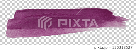 purple watercolor background. Artistic hand paint. Isolated on transparent background. 130318527