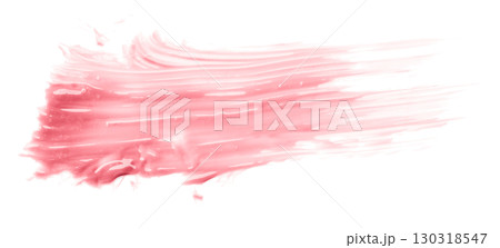 Pink watercolor brush isolated on transparent background Pink watercolor brush isolated on transparent background 130318547