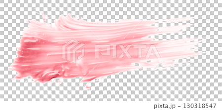 Pink watercolor brush isolated on transparent background Pink watercolor brush isolated on transparent background 130318547