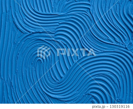 ブルーの漆喰壁のテクスチャ ブルーの漆喰壁のテクスチャ 130319116