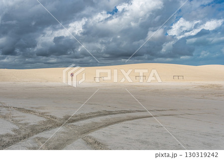 Buggy tour to the Amancio lagoon at Jericoacoara, Brazil. Dunes of Ceara 130319242