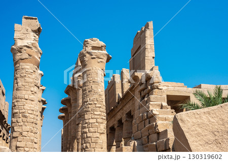 Ancient ruins of Karnak Temple in Luxor, Egypt 130319602