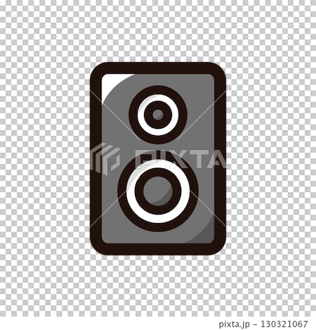 揚聲器插圖圖示(工作室、裝置、音樂素材) 揚聲器插圖圖示(工作室、裝置、音樂素材) 130321067