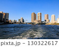 東京都浅草　水上バスからの東京都市景観 130322617