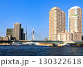 東京都浅草　水上バスからの東京都市景観 130322618