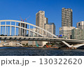 東京都浅草　水上バスからの東京都市景観 130322620