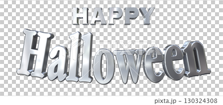 3DCG文字「Happy Halloween」ハッピーハロウィン 3DCG文字「Happy Halloween」ハッピーハロウィン 130324308