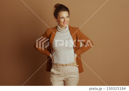 Approachable Businesswoman with a Confident Smile Approachable Businesswoman with a Confident Smile 130325184