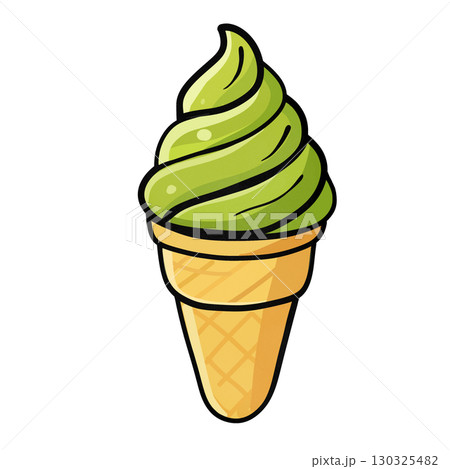Green tea ice cream 130325482