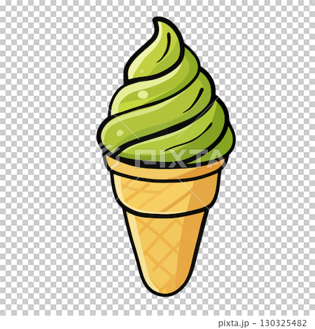 Green tea ice cream 130325482