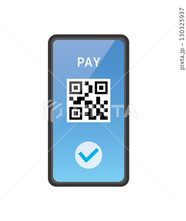 スマホ画面　キャッシュレス決済 130325937