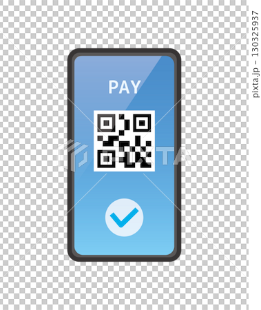 スマホ画面　キャッシュレス決済 130325937