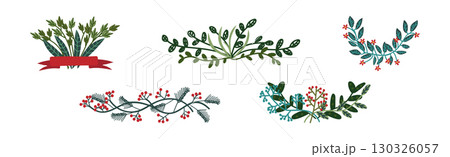 Decorative Twig and Branch Border and Element Vector Set Decorative Twig and Branch Border and Element Vector Set 130326057