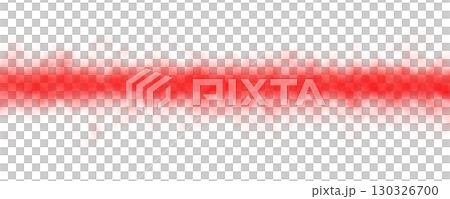Red smoke stripe with glowing neon effect on transparent background perfect for mockup template or sci fi energy stream design 130326700