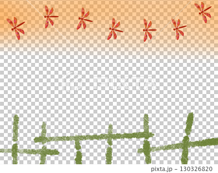 Red dragonfly frame 130326820