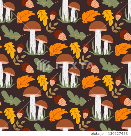 Autumn cozy seamless forest background Autumn cozy seamless forest background 130327488