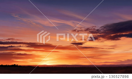 Free space nature background your decor. Blurred beach background green coconut palm trees. Sunny day blue sky and sunlight. Summer time. Beautiful nature sea ocean mountains and landscape, scenery 130327898