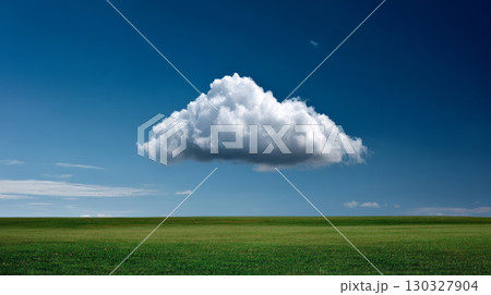 Free space nature background your decor. Blurred beach background green coconut palm trees. Sunny day blue sky and sunlight. Summer time. Beautiful nature sea ocean mountains and landscape, scenery 130327904