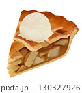 アイスがのったアップルパイ 130327926