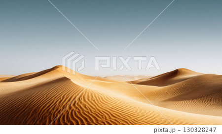 Free space nature background your decor. Blurred beach background green coconut palm trees. Sunny day blue sky and sunlight. Summer time. Beautiful nature sea ocean mountains and landscape, scenery 130328247